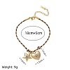 304 Stainless Steel Enamel & Rhinestone & Glass & Cotton Cord Charm Bracelets FS-WGBC5B1-03-2
