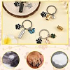 Alloy & 304 Stainless Steel Bottle Keychains KEYC-YW00274-01-4