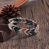 Zinc Alloy Arrow Pattern Multi-Color Cuff Bangles for Women FS-WG877A9-01-2