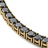 Rhinestone Bracelet BJEW-C049-01G-04-2