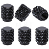 8Pcs Rubber Rhinestone Tire Valve Stem Caps FIND-GF0009-36A-7