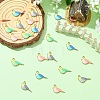 20Pcs 4 Colors Alloy Pendants ENAM-YW0009-44-5