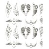 80Pcs 8 Styles Tibatan Style Alloy Pendants FIND-CJ0006-02-1