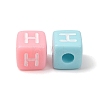 Opaque Acrylic European Beads AC-CBA7A73-01H-2
