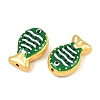 Baking Paint Opaque Glass Enamel Beads GL-CBA4370-01A-3