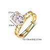 Elegant S925 Sterling Silver Cubic Zirconia Oval Couple Rings for Engagement Party QX1458-3-4