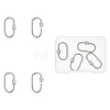 4Pcs 304 Stainless Steel Screw Carabiner Lock Charms STAS-UN0060-16-1