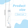 Flower Round Glass Beads Tassel Hanging Suncatchers for Window Garden Outdoor Decoration HJEW-WH20020-007D-2