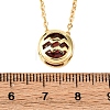 Brass Pave Cubic Zirconia Birth Stone Constellation Pendant Cable Chain Necklaces LS-NJEW-D334-01G-02-5