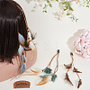 4Pcs Iron Snap Hair Clips OHAR-PH00010-4