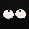 925 Sterling Silver Chain Tabs STER-K167-011A-S-4