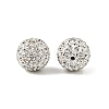 Polymer Clay Rhinestone Beads RB-H284-14MM-001-3