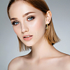 32Pcs 8 Style Brass Clip-on Earring Findings KK-HY0001-04-5