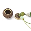 Green Sandalwood Lotus Incense Balls Pendant Decorations LS-HJEW-D300-01B-02PG-3