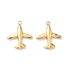 304 Stainless Steel Pendants STAS-F360-06G-1