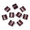 Handmade Silver Foil Lampwork Beads FOIL-S006-12x12mm-05-1