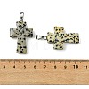 Natural Dalmatian Jasper Pendants GG-K002-11A-3