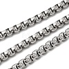 Tarnish Resistant Men's Jewelry Making 304 Stainless Steel Box Chains CHS-A003F-5.5mm-1