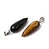 Natural & Synthetic Mixed Stone Pointed Pendants G-D366-03P-2