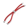 Twisted Nylon Cord Silder Bracelets DIY-B066-03P-29-1