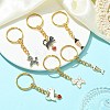 Alloy Enamel Pendant Keychain KEYC-JKC00568-4