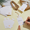 200Pcs Paper Gift Tags CDIS-BC0001-08-4