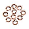 Brass Saw Cut Open Jump Rings KK-G514-01B-R-1