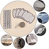 SUPERFINDINGS 1 Set Car Door Handle Bling Rhinestones Stickers DIY-FH0002-52-5