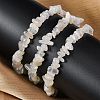 Natural White Moonstone Stretch Bracelets X-BJEW-JB03681-09-5