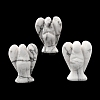 Natural Howlite Angel Figurine DJEW-N006-01A-12-1