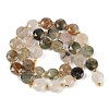 Natural Rutilated Quartz Beads Strands G-C116-A39-01-4