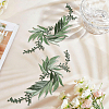 2Pcs 2 Styles Flower Computerized Embroidery Cloth Iron on Sew on Patches DIY-GF0014-67-4