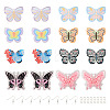  DIY Butterfly Earring Making Kit DIY-TA0005-24-10