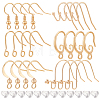 36Pcs 6 Styles Brass French Earring Hooks KK-BC0010-19-1