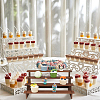 4-Tier Wood Organizer Display Riser Rack ODIS-WH0329-97-6