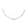 304 Stainless Steel Love Disc Link Chain Necklaces NJEW-JN05660-1