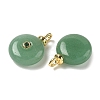 Natural Green Aventurine Pendants G-H328-08G-A06-2