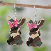 Easter Wood Dangle Earrings FS-WGE0D87-09-1