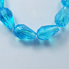 Electroplate Glass Beads Strands LS-EGLA-R008-6x4mm-10-2