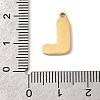 304 Stainless Steel Pendants STAS-K297-09L-G-3