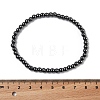 Synthetic Hematite Stretch Bracelets BJEW-P0131-011-3