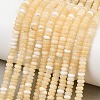 Natural Yellow Jade Beads Strands GG-NH0014-B02-1