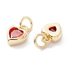 Brass inlaid Cubic Zirconia Pendants LS-ZIRC-A019-13G-A-2