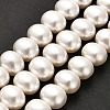 Electroplated Shell Pearl Beads Strands BSHE-C009-03B-2