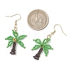 Glass Seed Beads Dangle Earrings EJEW-MZ00693-3