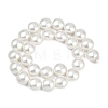 Electroplated Shell Pearl Beads Strands BSHE-G027-13C-3