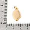 Natural White Shell Pendants KK-Z149-18G-3