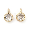 Brass Pave Cubic Zirconia Pendants KK-H204-03KCG-01-1