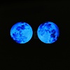 Fluorescent Glass Cabochons GGLA-T004-12D-4