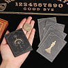 10Pcs 5 Styles Wood Tarot Cards DJEW-CA0001-36-3